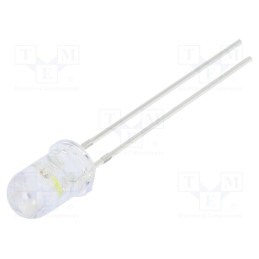 10 pcs : OSPWDF5A31A - LED, 5mm, green/white cold, blinking, 5800÷7000mcd,7000÷8400mcd