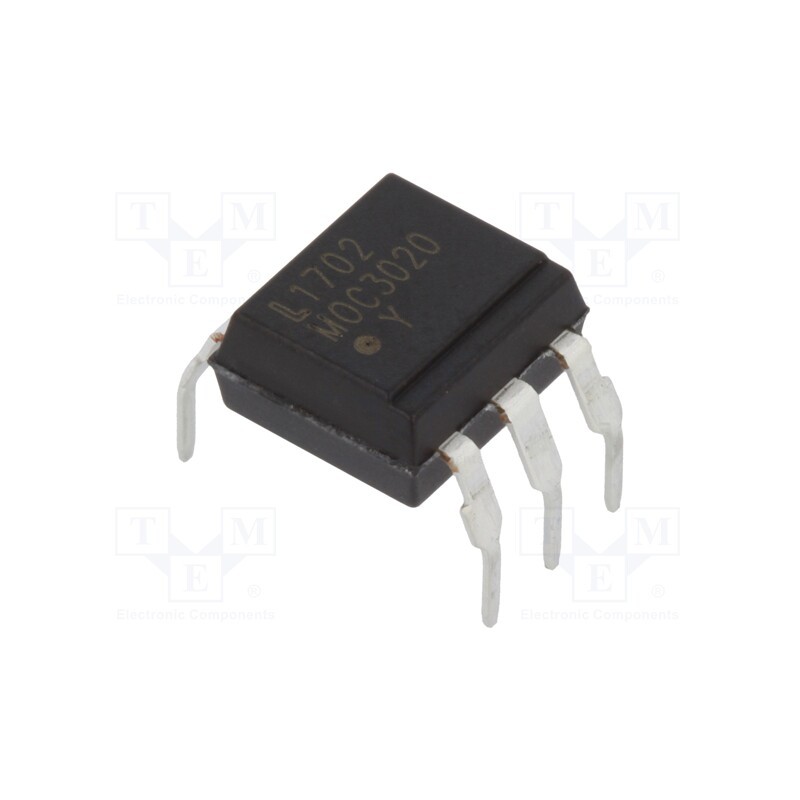 10 pcs : MOC3020M - Optotriac, 5kV, Uout: 400V, without zero voltage crossing driver