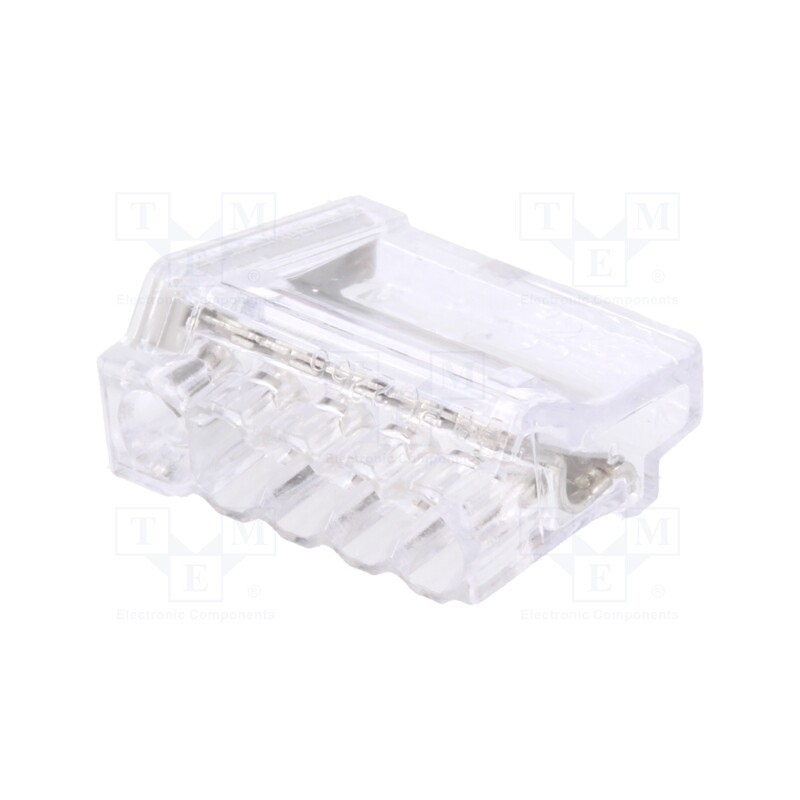 50 pcs : E.4183 - Quick splice, spring clamp, 1.5÷2.5mm2, 450V, 24A, for cable, 11mm