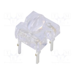 10 pcs : OSM54LZG71D - LED Super Flux, oval, 7.62x7.62mm, white warm, 7000÷8400mcd, 30mA