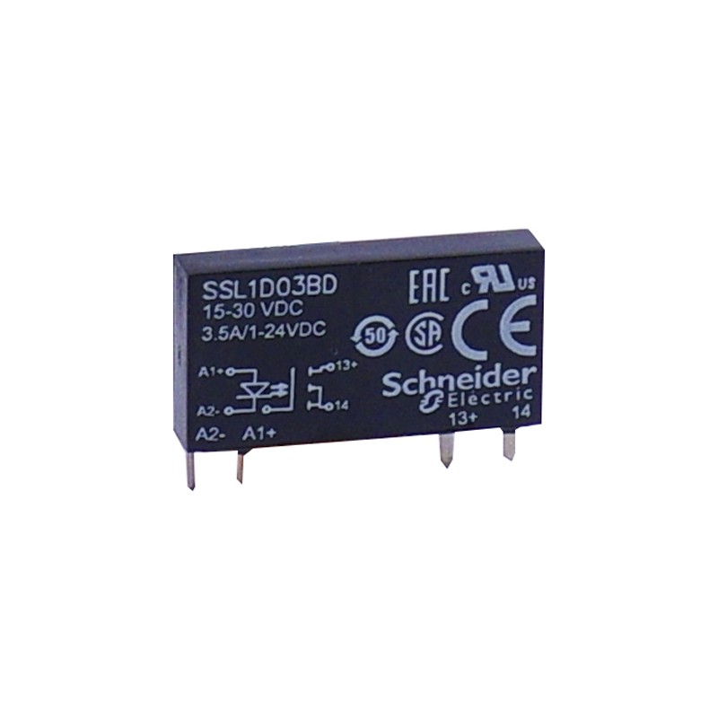 1 pcs - Schneider Electric Harmony Relay Series Solid State Relay, 3.5 A Load, PCB Mount, 24 V dc Load, 30 V dc Control