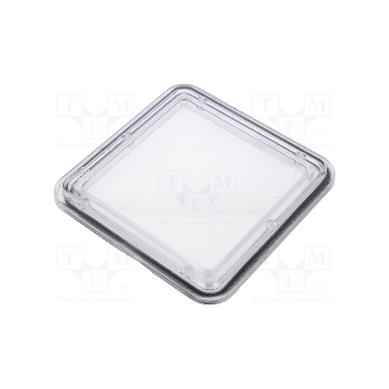10 pcs : 4.423.001 - Inspection windows, polycarbonate, 117.5x117.5x9mm