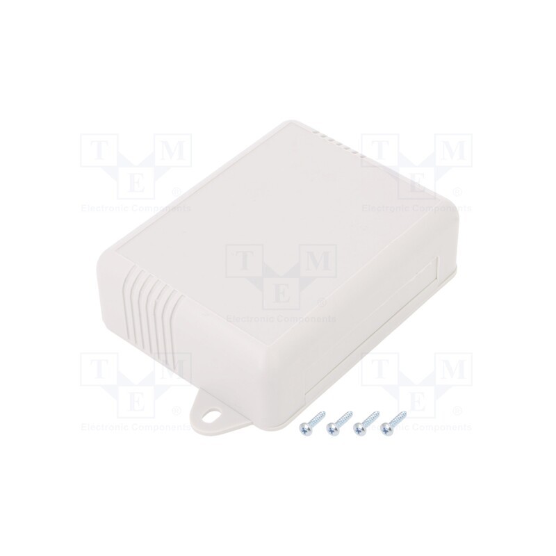 10 pcs : KM-53C/G - Enclosure: multipurpose, X: 90mm, Y: 115mm, Z: 37mm, ABS, light grey