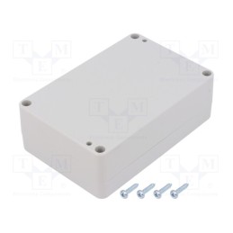 10 pcs : KM-277G - Enclosure: multipurpose, X: 70mm, Y: 105mm, Z: 35mm, ABS, light grey