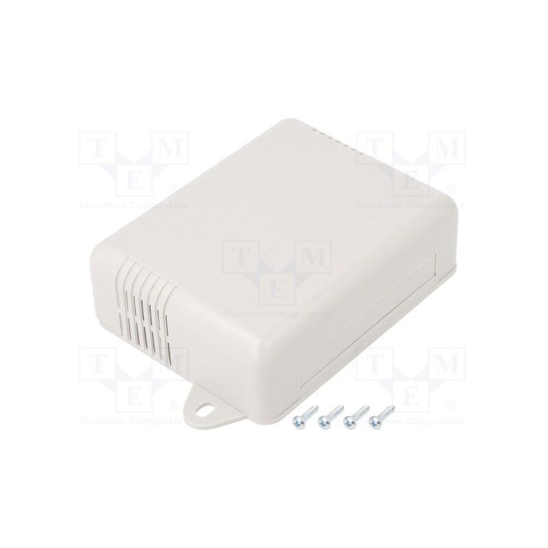 10 pcs : KM-53A/G - Enclosure: multipurpose, X: 90mm, Y: 115mm, Z: 37mm, ABS, light grey