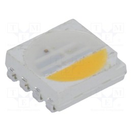 10 pcs : OSFM4BS8C1A - LED, SMD, PLCC8, RGBW, 5x5x1.6mm, 140°, 20mA, Variant: quadcolour