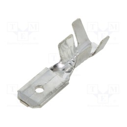 50 pcs : E10KN-01020100600 - Terminal: flat, 6.3mm, 0.8mm, male, 4÷6mm2, crimped, for cable