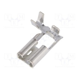 50 pcs : E10KN-01040100100 - Terminal: flat, 4.8mm, 0.8mm, female, 0.5÷1mm2, crimped, for cable