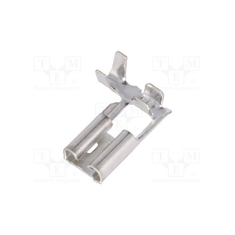 50 pcs : E10KN-01040100100 - Terminal: flat, 4.8mm, 0.8mm, female, 0.5÷1mm2, crimped, for cable