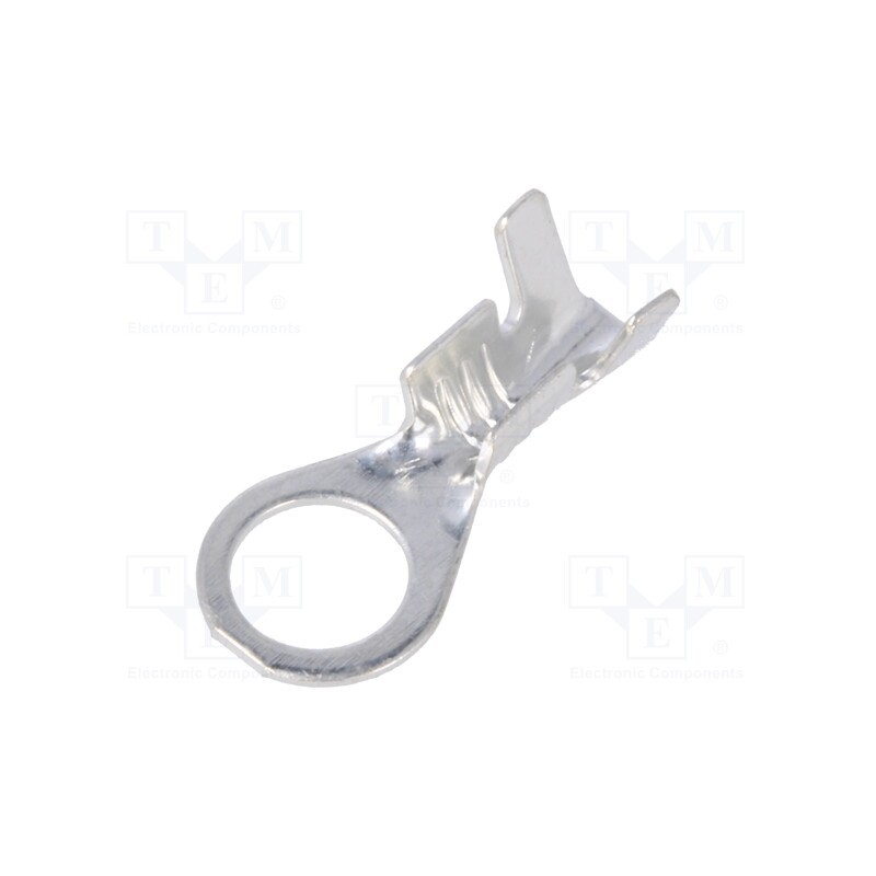 50 pcs : E10KN-01050100201 - Tip: ring, M5, 0.5÷1mm2, crimped, for cable, tinned, brass