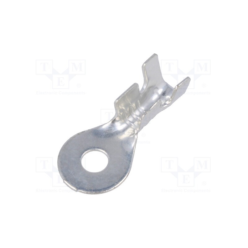 50 pcs : E10KN-01050100401 - Tip: ring, M3, 1.5÷2.5mm2, crimped, for cable, tinned, brass