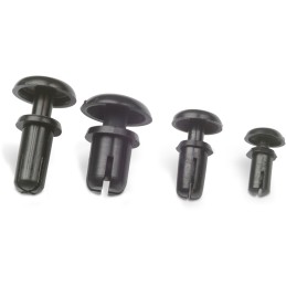 50 pcs - 700972400, 6.5mm High Nylon Snap Rivet Support for 3mm PCB Hole, 6.3mm Base
