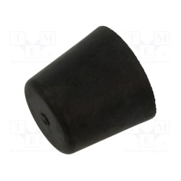 10 pcs : DVB.7-38-35-M8-70 - Vibroisolation foot, Ø: 38mm, Shore hardness: 70±5, 1104N, 122N/mm