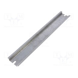 10 pcs : TZ35.201 - DIN rail, steel, W: 35mm, L: 218mm, ZP240190105, Plating: zinc