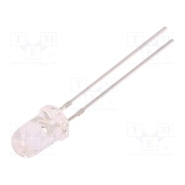 10 pcs : OSV4DL5111A - LED, UV, 15°, 20mA, 390÷400nm, 3÷3.8VDC, THT