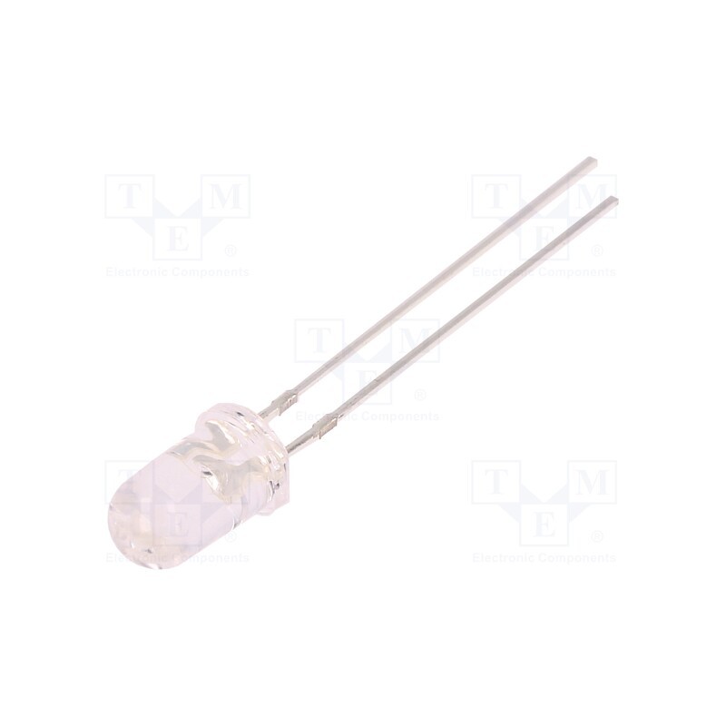 10 pcs : OSV4DL5111A - LED, UV, 15°, 20mA, 390÷400nm, 3÷3.8VDC, THT