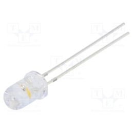 10 pcs : OSRMMF5A31A - LED, 5mm, red/warm white, blinking, 3000÷4200mcd,7000÷8400mcd