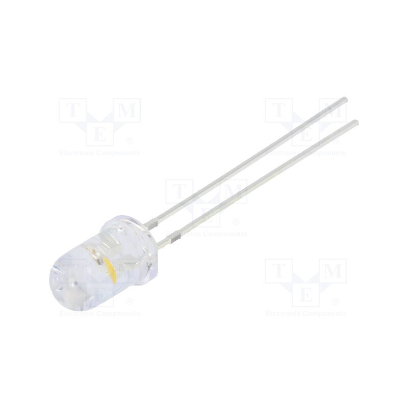 10 pcs : OSRMMF5A31A - LED, 5mm, red/warm white, blinking, 3000÷4200mcd,7000÷8400mcd
