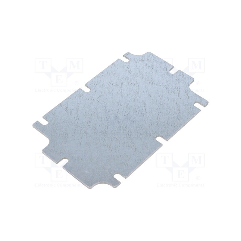 10 pcs : ZMB120.80 - Mounting plate, steel, W: 70.15mm, L: 110.15mm, Thk: 1.5mm