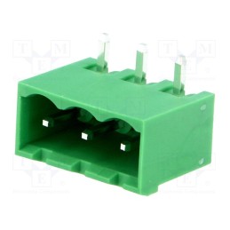 50 pcs : EBQA-03-D-C - Pluggable terminal block, 5.08mm, ways: 3, angled, socket, male