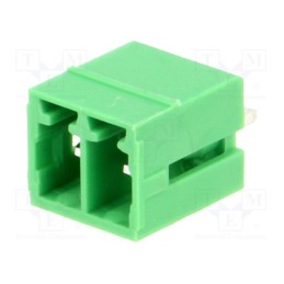 50 pcs : EBRA-02-A - Pluggable terminal block, 3.5mm, ways: 2, straight, socket, male