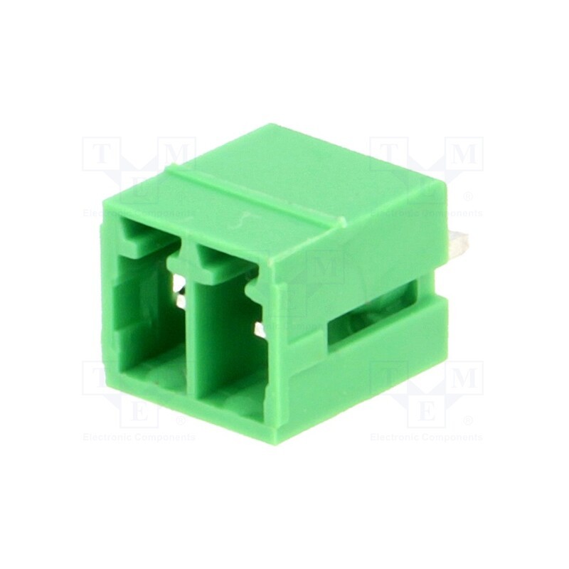 50 pcs : EBRA-02-A - Pluggable terminal block, 3.5mm, ways: 2, straight, socket, male