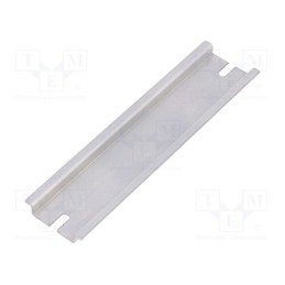 10 pcs : TZ35.114 - DIN rail, steel, W: 35mm, L: 138mm, ZP15015060, Plating: zinc
