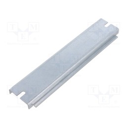 10 pcs : TZ35.125 - DIN rail, steel, W: 35mm, L: 143mm, ZP1608060, Plating: zinc