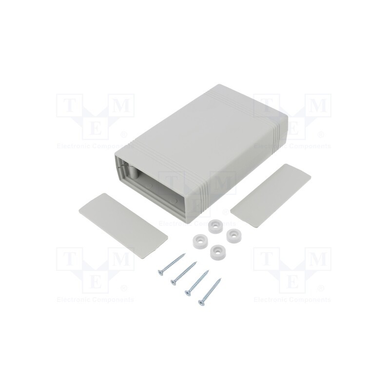 10 pcs : Z50AJ ABS - Enclosure: with panel, X: 92mm, Y: 147mm, Z: 36mm, ABS, grey