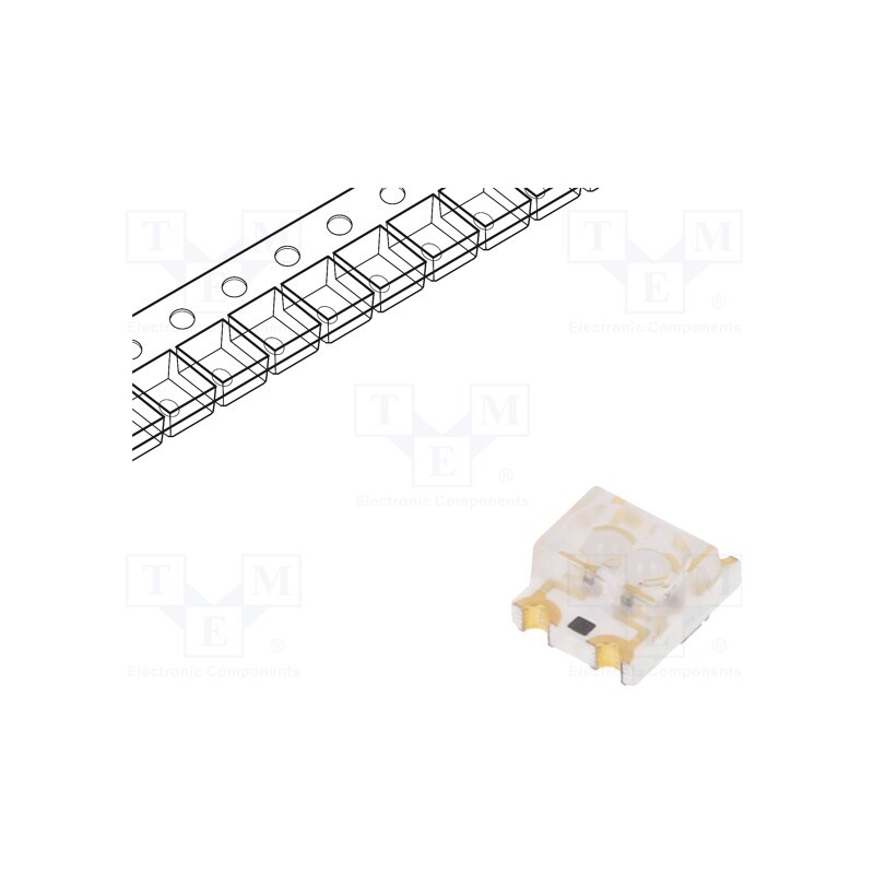 10 pcs : 11-22/R6G6C-A01/2T - LED, SMD, 1210, red/yellow-green, 3x2.5x1.5mm, 60°, 20mA, 60/60mW