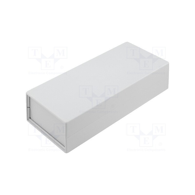 10 pcs : Z5BJ - Enclosure: with panel, X: 90mm, Y: 200mm, Z: 49mm, polystyrene, grey