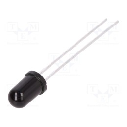 10 pcs : LTR-3208E - Phototransistor, 5mm, λp max: 940nm, 30V, Lens: black