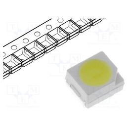 10 pcs : OSW44LS1C1A - LED, SMD, 3528,PLCC2, white cold, 6÷7lm, 6500K, 120°, 20mA, 2.9÷3.6V