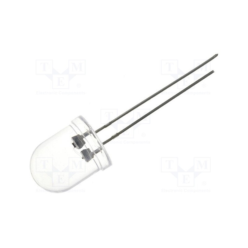 10 pcs : OSHR0X31A - LED, 10mm, red, blinking, 1120÷2180mcd, 30°, 4.5÷6V, 20mA