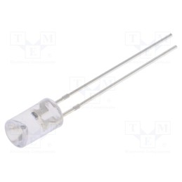 10 pcs : OSY5MK5MC1B - LED, 5mm, yellow, 750÷1120mcd, 120°, 2.5÷5V, Lens: transparent