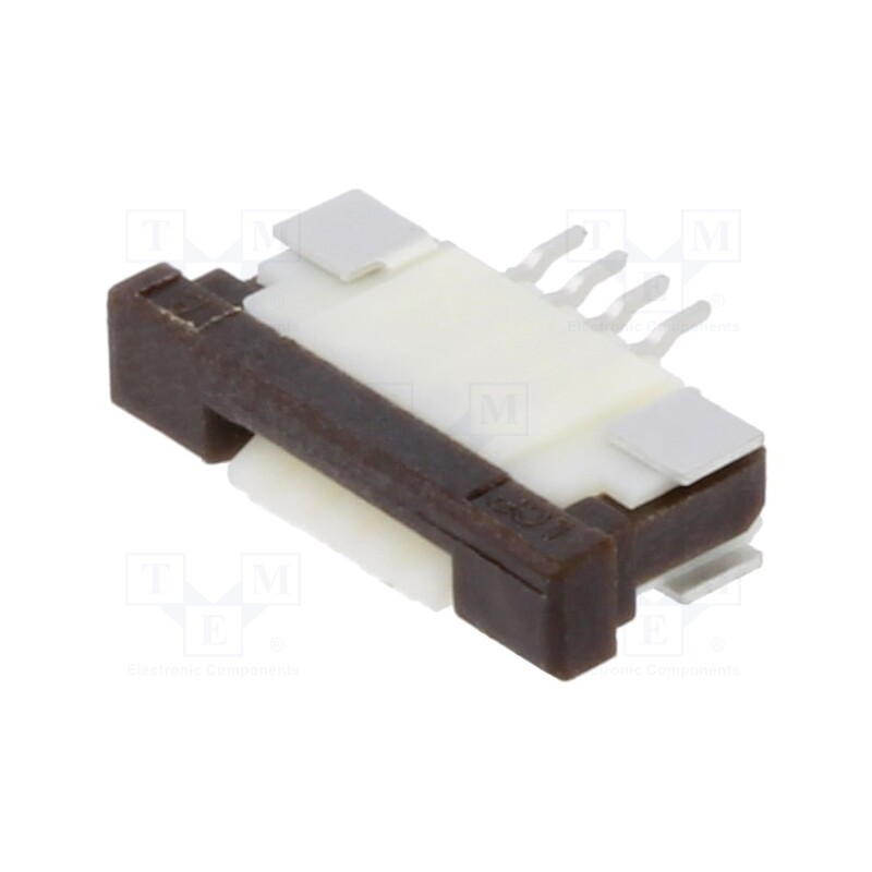 50 pcs : FFC3B11-04-T - Connector: FFC/FPC, horizontal, PIN: 4, ZIF, SMT, 50V, 0.4A, tinned