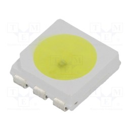 10 pcs : OSW5DSS4C1A - LED, white cold, blinking, 750÷1120mcd, 120°, 3÷5V, 20mA, 5x5x1.5mm