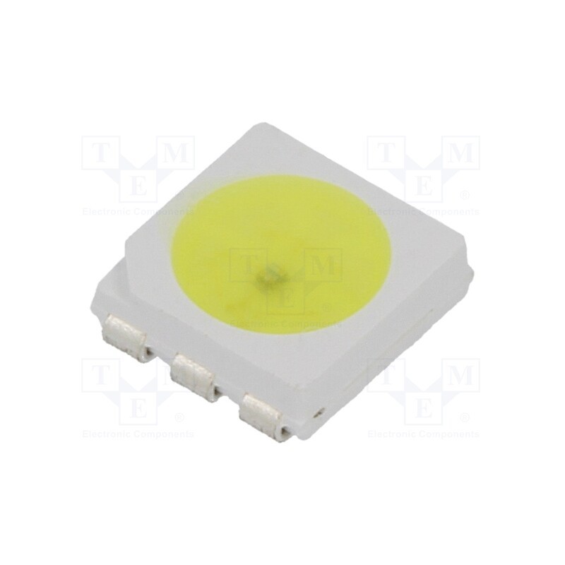10 pcs : OSW5DSS4C1A - LED, white cold, blinking, 750÷1120mcd, 120°, 3÷5V, 20mA, 5x5x1.5mm
