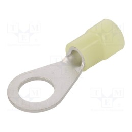 50 pcs : FNGS8-6 - Tip: ring, M8, Ø: 8.4mm, 2.5÷6mm2, crimped, for cable, insulated