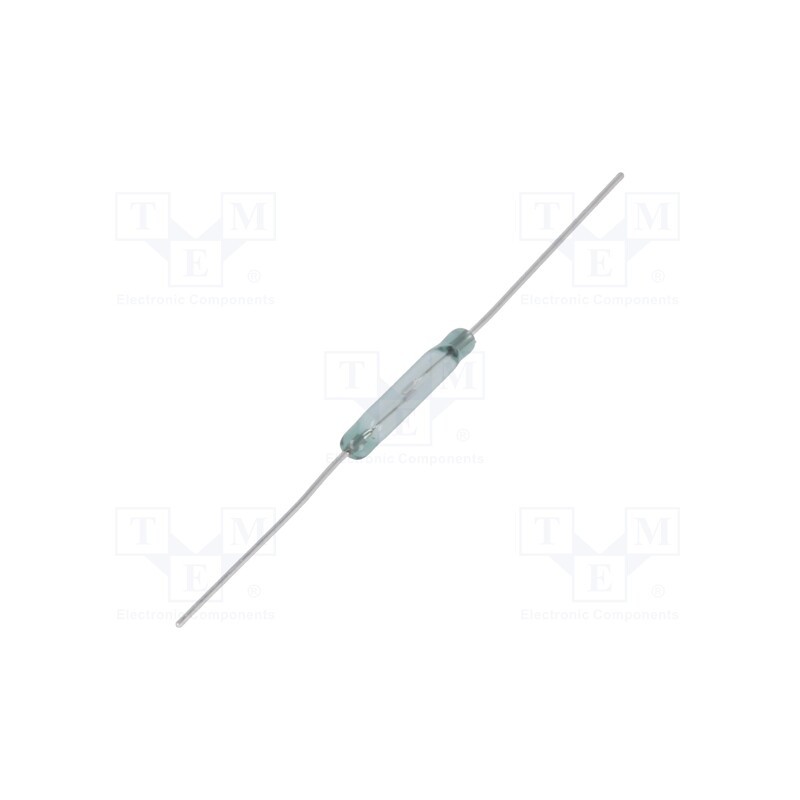 10 pcs : KSK-1A87-1015 - Reed switch, Range: 10÷15AT, Pswitch: 10W, Ø2x10mm, 0.5A, max.200V