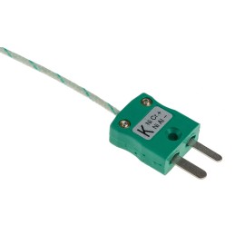 1 pcs - RS PRO Type K Thermocouple 5m Length, 1/0.3mm Diameter - +350°C