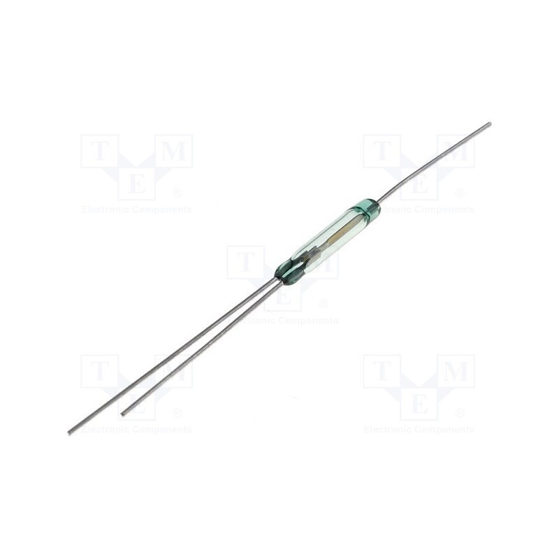 10 pcs : KSK-1C90F-2025 - Reed switch, Range: 20÷25AT, Pswitch: 3W, Ø2.54x14mm, 0.25A