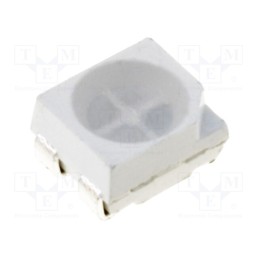 10 pcs : OSBPS4S2C1A - LED, SMD, 3528,PLCC4, green/blue, 3.5x2.8x1.9mm, 120°, 20mA