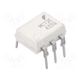 10 pcs : MCT2EM - Optocoupler, THT, Ch: 1, OUT: transistor, Uinsul: 7.5kV, Uce: 30V