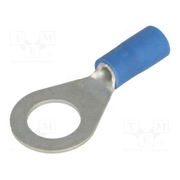 50 pcs : FVGS8-2.5 K - Tip: ring, M8, Ø: 8.4mm, 1÷2.5mm2, crimped, for cable, insulated