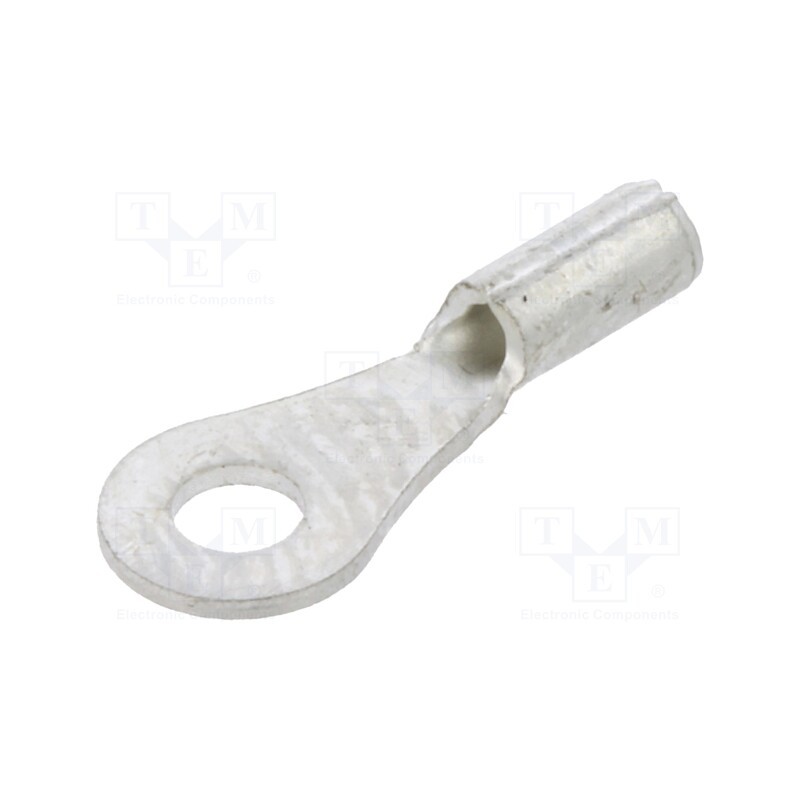 100 pcs : GS2-0.5 - Tip: ring, M2, 0.1÷0.5mm2, crimped, for cable, non-insulated, 2.2mm