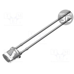 20 pcs : PT-A1-AC-3-PE-850 - Phototransistor, 3mm, λp max: 850nm, 30V, Lens: transparent, 70mW