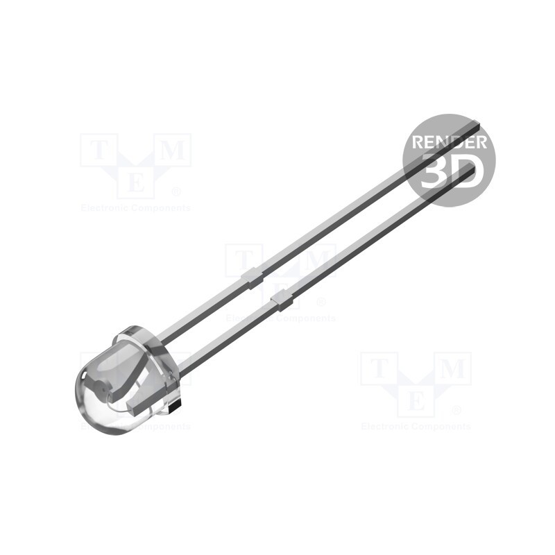 20 pcs : PT-A2-AC-5-BE-850 - Phototransistor, 5mm, λp max: 850nm, 30V, Lens: transparent, 70mW