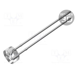 20 pcs : PT-A4-AC-5-PN-850 - Phototransistor, 5mm, λp max: 850nm, 30V, Lens: transparent, 70mW