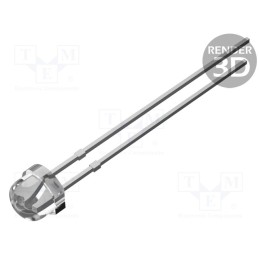 20 pcs : PT-A1-AC-5-HE-850 - Phototransistor, 5mm, λp max: 850nm, 30V, Lens: transparent, 70mW